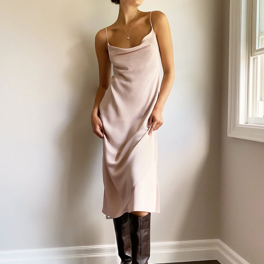 Aritzia Wilfred Blush Canto Dress